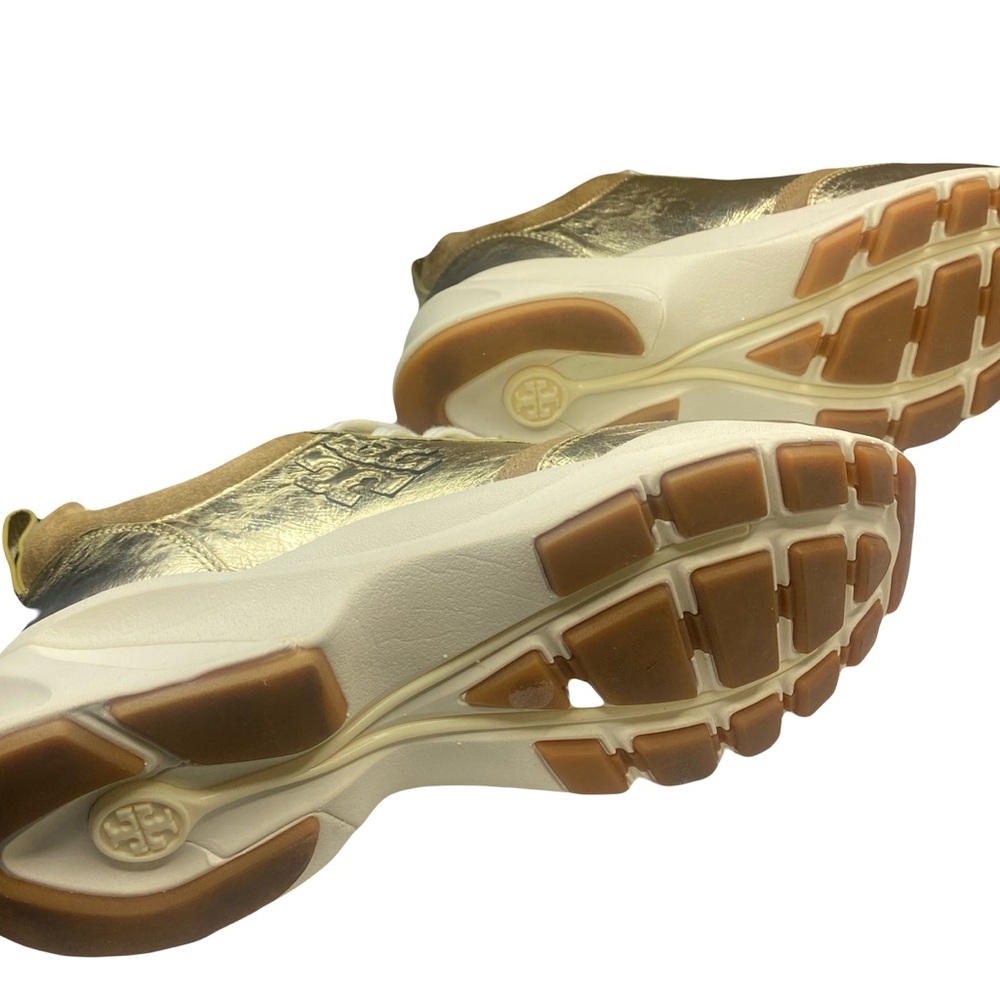 Tory Burch Gold Women's Sneakers - Picture 6 of 9